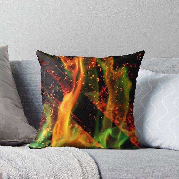 Item preview, Green and Yellow Flames designed and sold by Carolyn's Captures - Original Photohgraphy.