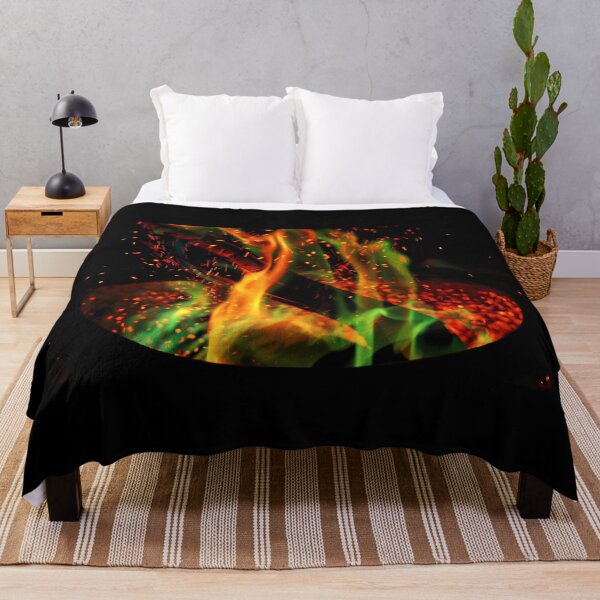 Item preview, Green and Yellow Flames designed and sold by Carolyn's Captures - Original Photohgraphy.