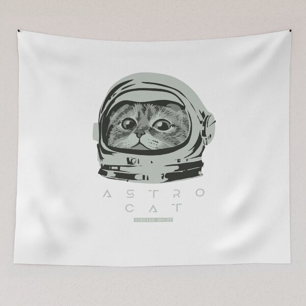 Item preview, astro cat designed and sold by tickiesshirt.