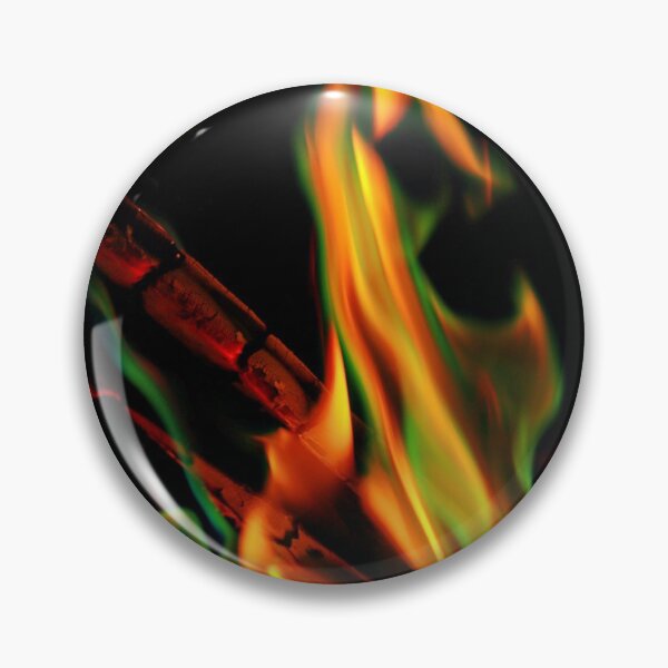 Item preview, Yellow and Green Flames designed and sold by Carolyn's Captures - Original Photohgraphy.