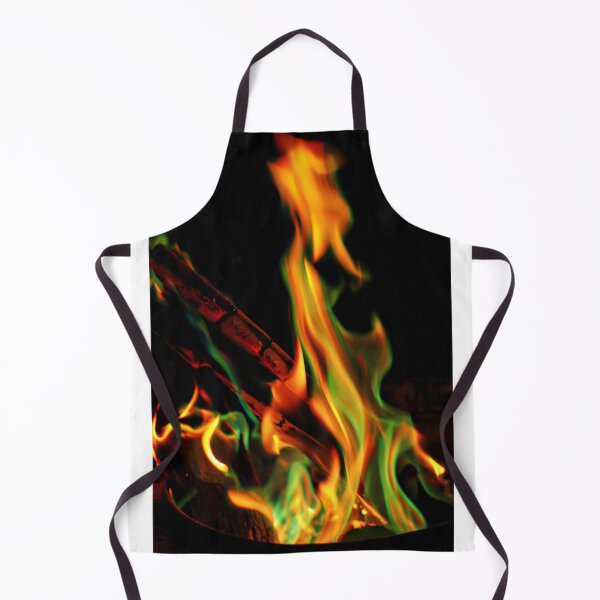 Item preview, Yellow and Green Flames designed and sold by Carolyn's Captures - Original Photohgraphy.