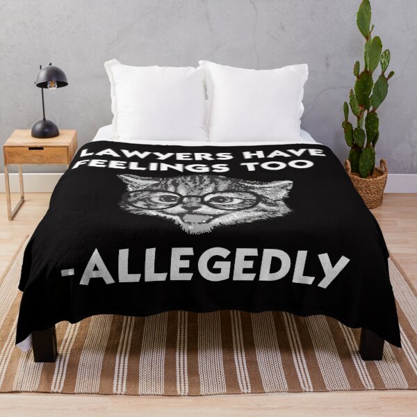 Item preview, Lawyers have feelings too....Allegedly, lawyer word pun a good gift for lawyers designed and sold by Adhiambo.