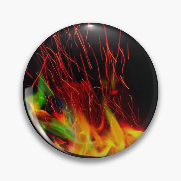 Item preview, Yellow and Green Flames 2 designed and sold by Carolyn's Captures - Original Photohgraphy.