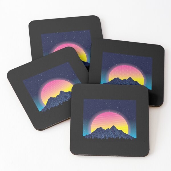 Item preview, Retro sunset mountains designed and sold by DerSenat.