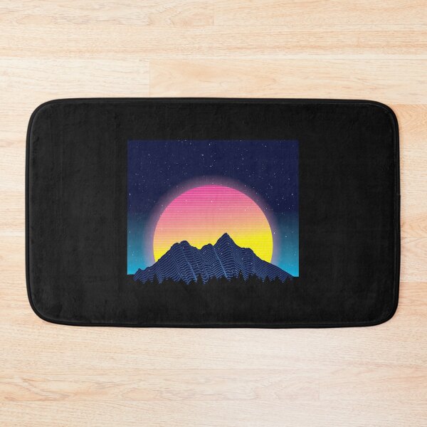 Item preview, Retro sunset mountains designed and sold by DerSenat.