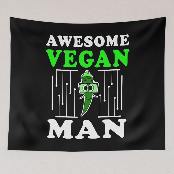 Item preview, Awesome Vegan Man Vegetable Okra Plant  designed and sold by vineeth.