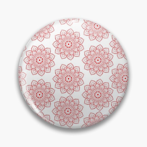 Item preview, Ornamental pattern in red- floral design designed and sold by NikitaAg.