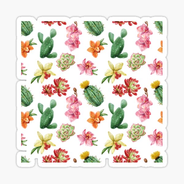 Opuntia Cactaceae Sticker