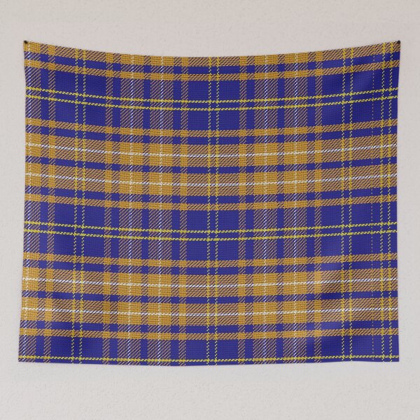 Item preview, Blue and Yellow Classic Lumberjack Pattern designed and sold by SoccaTamam.