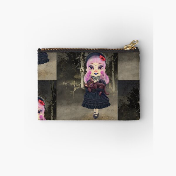 Item preview, Gothic girl with cat designed and sold by diniez.