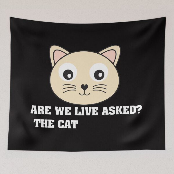 Item preview, ARE WE LIVE? ASKED THE LAWYER CAT...CAT LAWYER ZOOM HEARING designed and sold by Adhiambo.