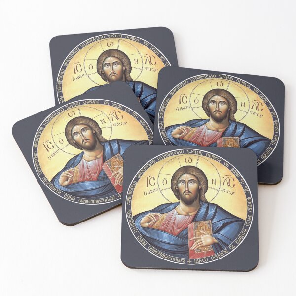 Item preview, Christ Pantocrator Orthodox Icon designed and sold by Beltschazar.