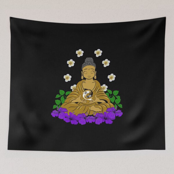 Item preview, Bouddha illustration  designed and sold by Scatch Spot.