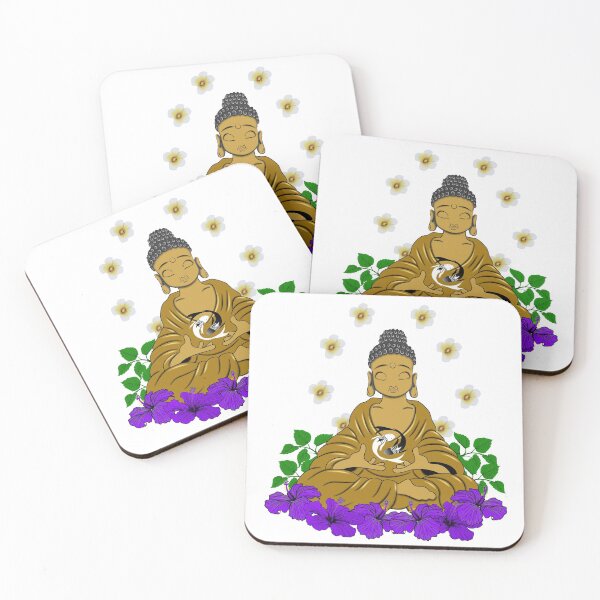 Item preview, Bouddha illustration  designed and sold by Scatch Spot.