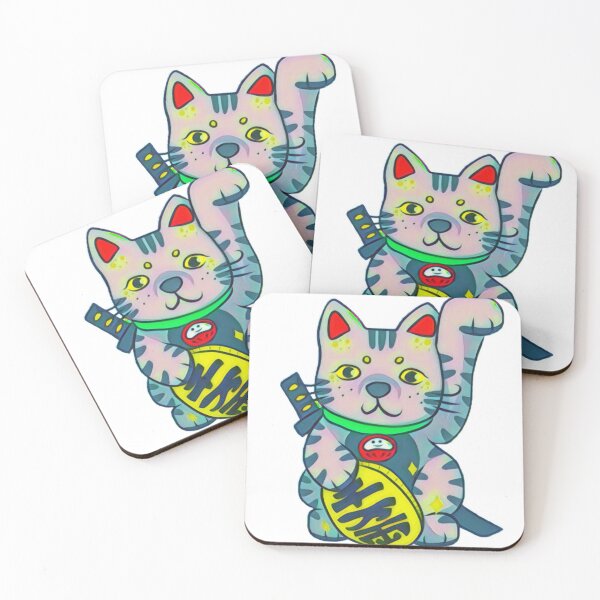 Item preview, Vector illustration of kungfu cat designed and sold by Drawartista.