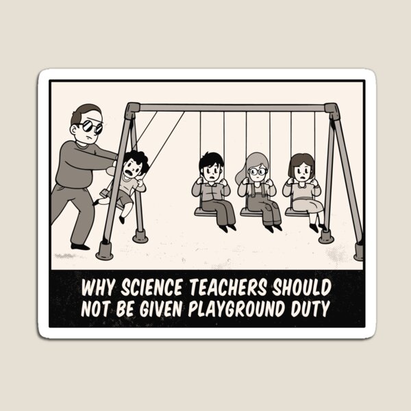 Item preview,  Funny Newton's cradle science teacher design designed and sold by PrintPress.
