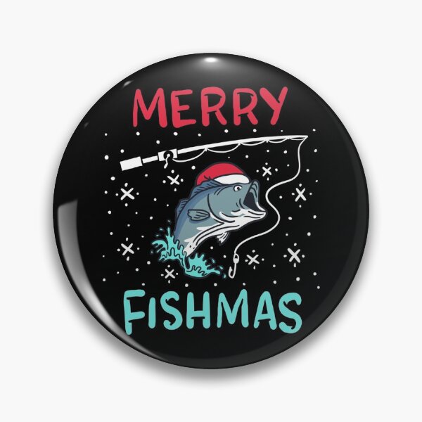 Item preview, Merry Christmas Fishmas Funny Fishing Fish Reel Gift designed and sold by Fumisa.