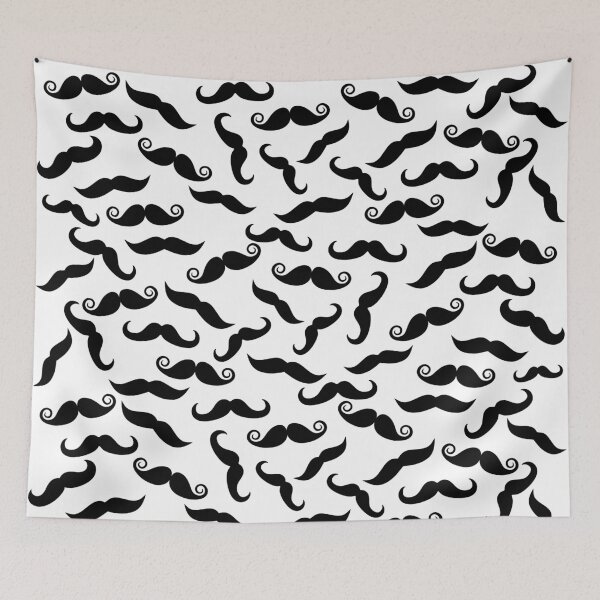 Item preview, Hipster Moustache Pattern designed and sold by Primroaddesigns.