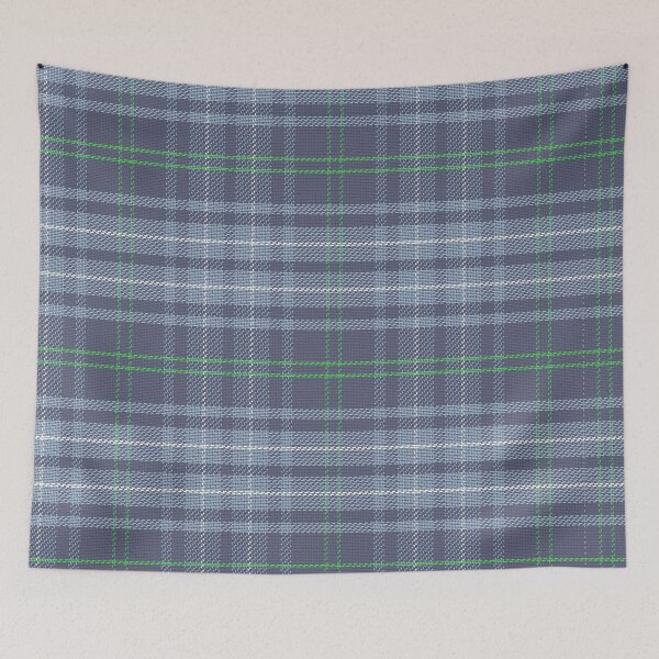 Item preview, Indigo Blue Classic Plaid Pattern designed and sold by SoccaTamam.