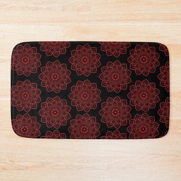 Item preview, Ornamental pattern in red- floral design designed and sold by NikitaAg.