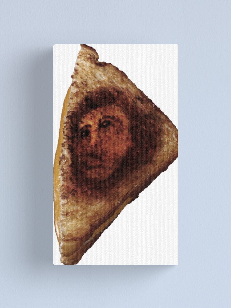"Ecce Mono Jesus Grilled Cheese Sandwich" Canvas Print by GodsAutopsy
