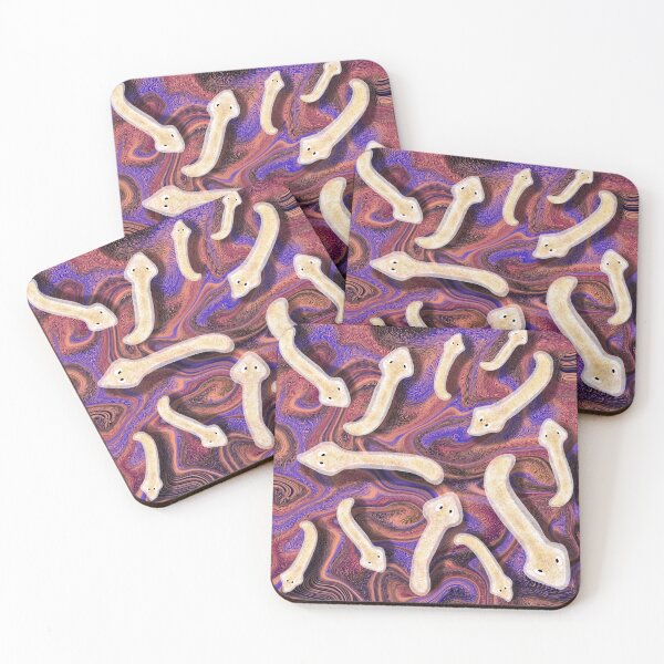 Item preview, Planaria artistic, third background designed and sold by Osher-BioArt.