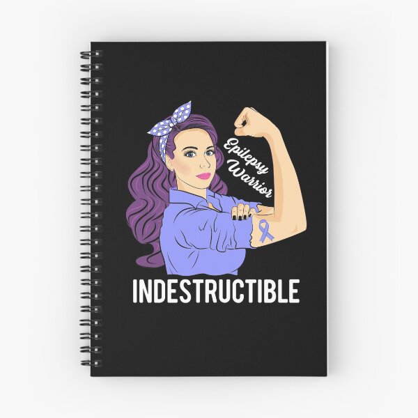 Item preview, Epilepsy Warrior Indestructible Epileptic Awareness Support designed and sold by ZNOVANNA.