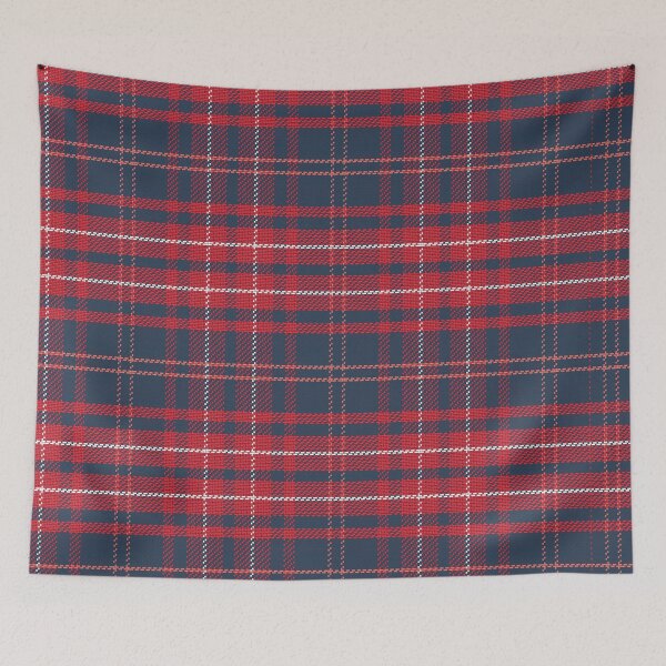 Item preview, Indigo Blue and Red Classic Lumberjack Pattern designed and sold by SoccaTamam.