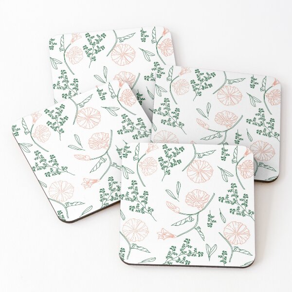 Item preview, Pink Cute Flowers Pattern designed and sold by ArtStore20.