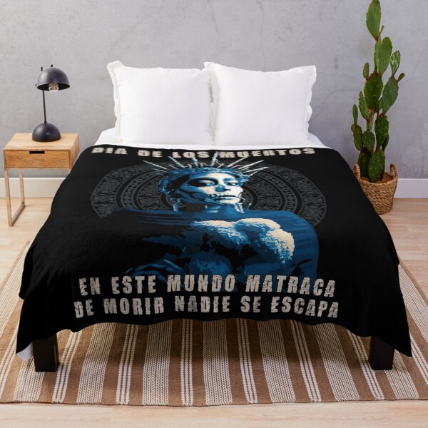 Aperçu de l'œuvre Dia De Los Muertos, Jour mexicain des morts Design, Personne n’échappe à la mort, Cadeau occulte créée et vendue par Proverbial Wisdom Design.
