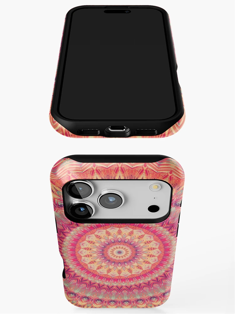 Thumbnail 3 of 4, iPhone Case, Mandala 049 designed and sold by Mandala Of Life.