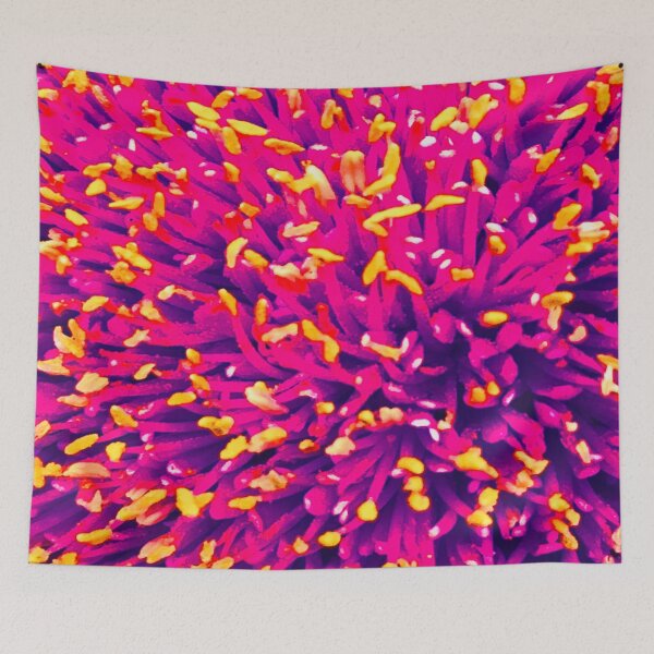 Item preview, Melbourne Art Work Flower Pollen Pattern Purple Yellow designed and sold by MelbourneGarden.