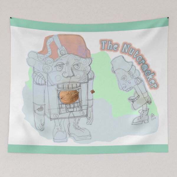 Item preview, The Nutcracker Doll (Drawing by AliceCCI) designed and sold by VanyssaGraphics.