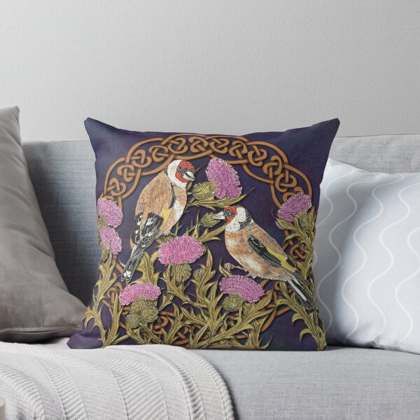 Item preview, Goldfinches & Thistles Celtic Knotwork designed and sold by lottibrown.
