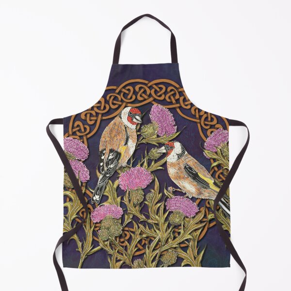 Item preview, Goldfinches & Thistles Celtic Knotwork designed and sold by lottibrown.