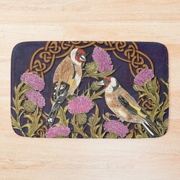 Item preview, Goldfinches & Thistles Celtic Knotwork designed and sold by lottibrown.