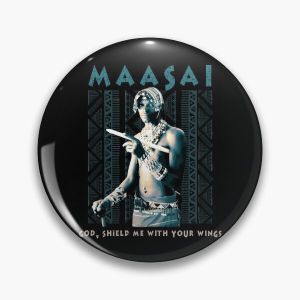 Item preview, God, Shield Me With Your Wings, Maasai Mara, African Proverb, African Pattern Design, Africa Gift designed and sold by Proverbial Wisdom Design.