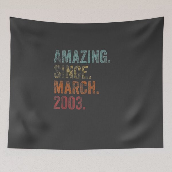 Item preview, 18 Birthday Vintage Gift Legend Since March 2003 18 Year Old designed and sold by Linhnguyen21113.