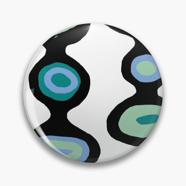 Item preview, Wobble - Blue and Green designed and sold by Skye Wilson.