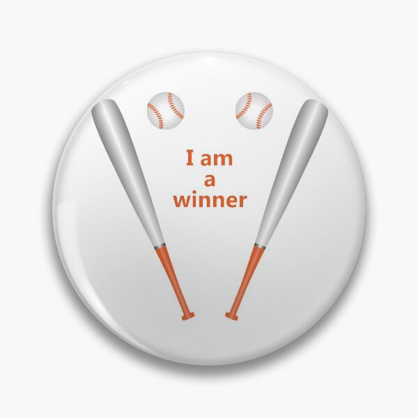 Artikelvorschau, Ich bin ein Gewinner-Baseball-Themenpaket mit Aufklebern entworfen und verkauft von CSouissi.