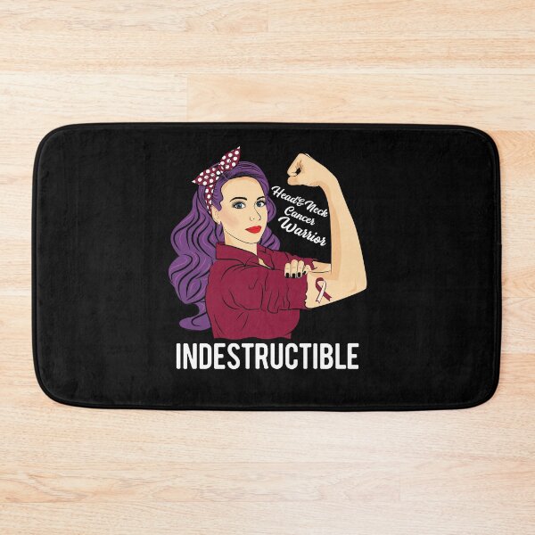 Item preview, Head Neck Cancer Warrior Indestructible Awareness Support designed and sold by ZNOVANNA.