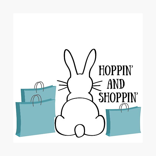 Item preview, Easter Hoppin' and Shoppin' designed and sold by bloominolive.