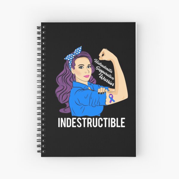 Item preview, Hidradenitis Suppurativa Awareness HS Warrior Indestructible designed and sold by ZNOVANNA.