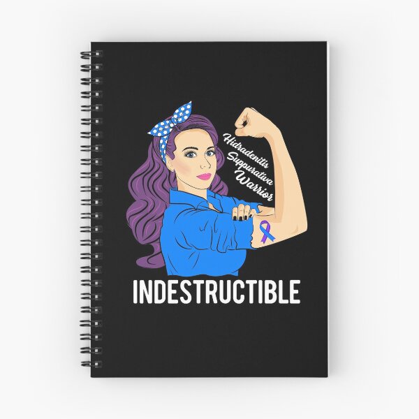 Item preview, Hidradenitis Suppurativa Awareness HS Warrior Indestructible designed and sold by ZNOVANNA.