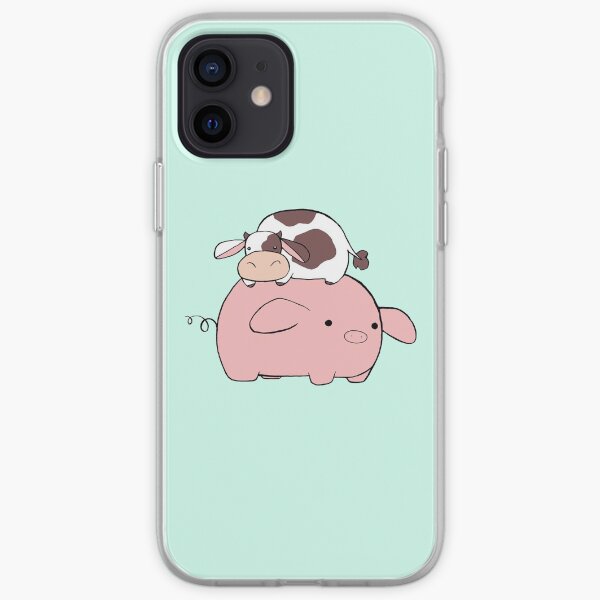 Big Pig Tiny Cow iPhone Soft Case