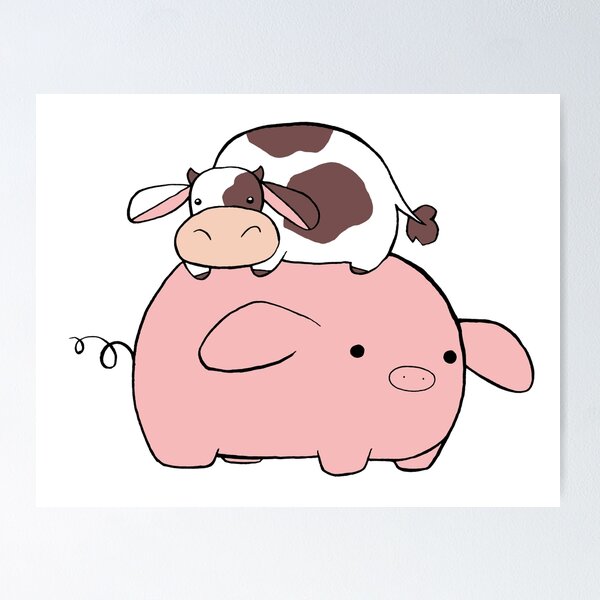 Item preview, Big Pig Tiny Cow designed and sold by SaradaBoru.