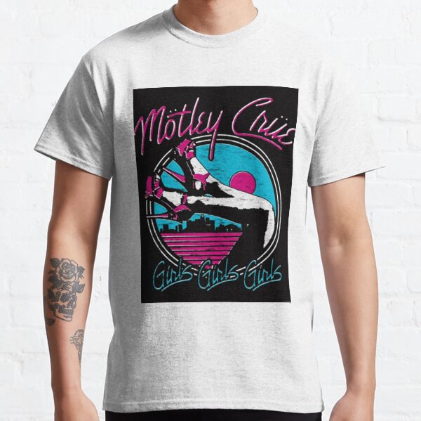 Rock Metal Motley Crue T-shirt classique