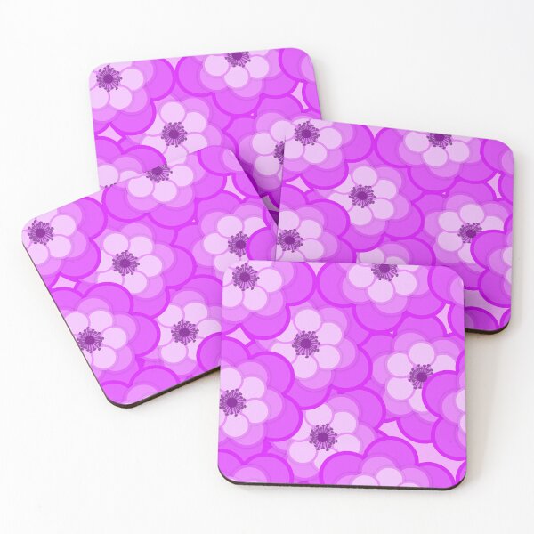 Item preview, Circular Purple flower Seamless Pattern designed and sold by Qestro.