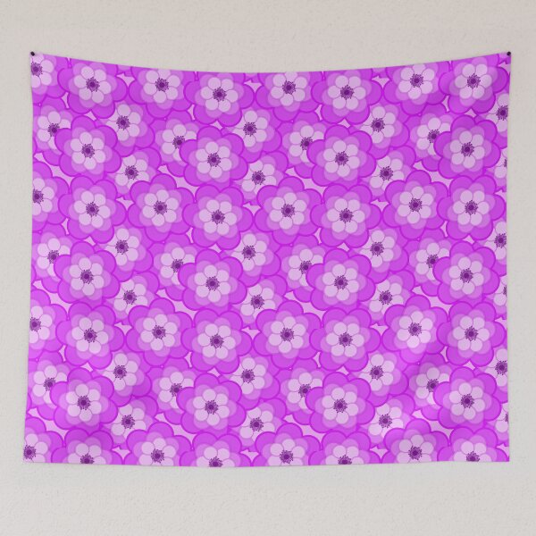 Item preview, Circular Purple flower Seamless Pattern designed and sold by Qestro.