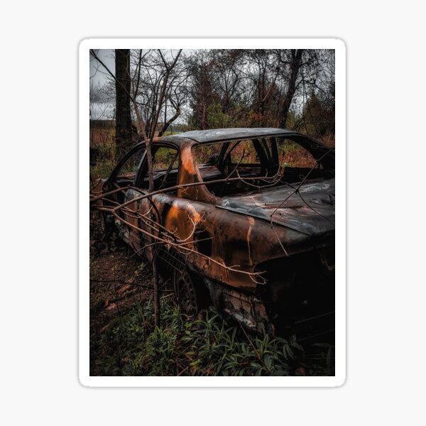 Item preview, Abandoned Car designed and sold by LauraBaileyPix.